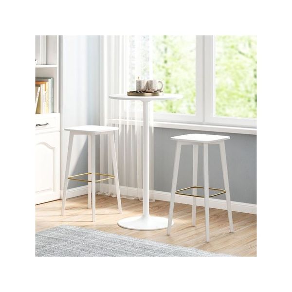 Round Bistro Cocktail Tall Coffee Table High Top Pub Table