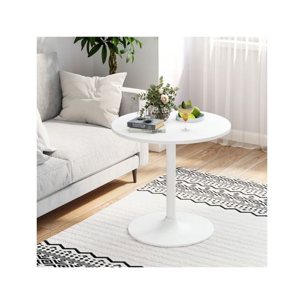 Round Bistro Cocktail Tall Coffee Table High Top Pub Table