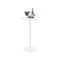 Round Bistro Cocktail Tall Coffee Table High Top Pub Table
