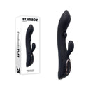 Playboy Pleasure Thats The Spot Black Vibrator With G Spot Tapper