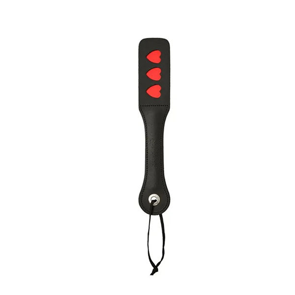 Sex And Mischief Heart Paddle Black Paddle