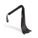 Sex And Mischief Faux Leather Flogger Black Flogger Whip