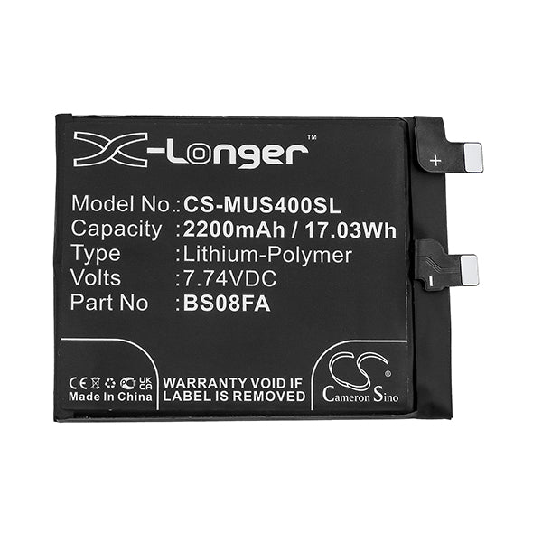 Cameron Sino Cs Mus400Sl 2200Mah Battery For Xiaomi Black Shark 4