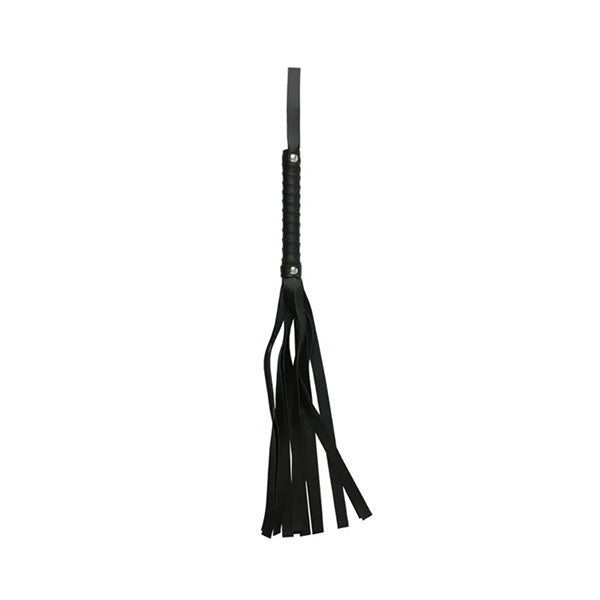 Sex And Mischief Faux Leather Flogger Black Flogger Whip