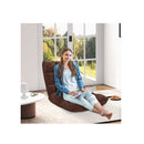 Floor Chair With 14 Position Adjustable Back And Thick Sponge Padding