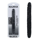 Realrock Slim Double Dildo Black Double Dong