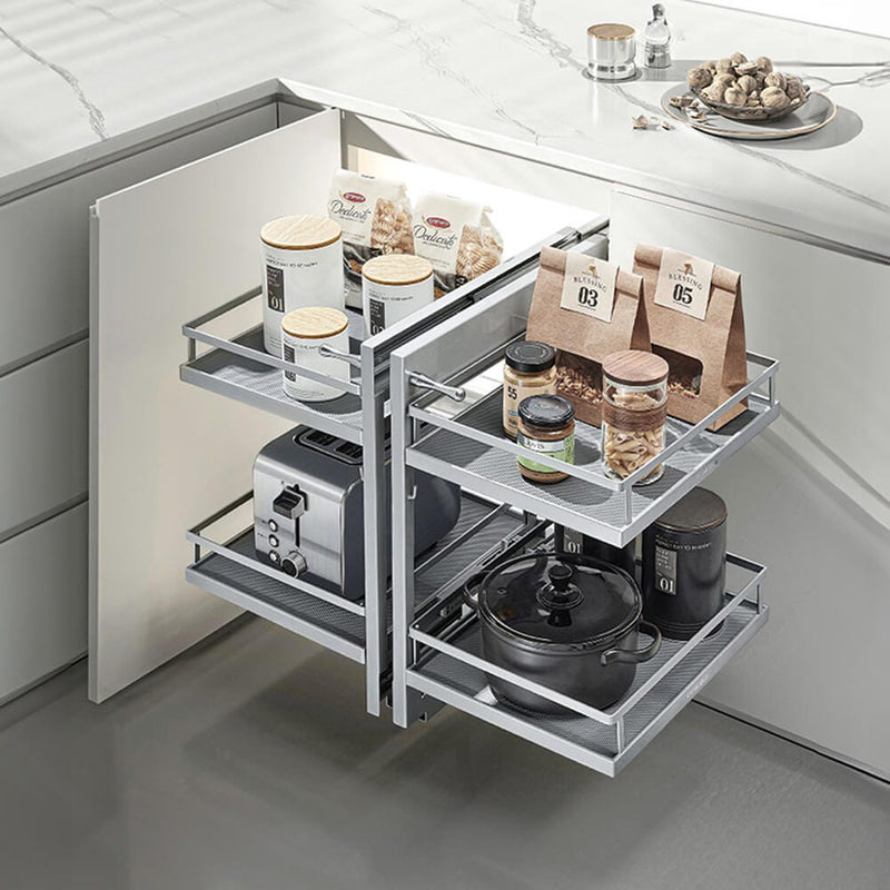 Diamond Show Hand Magic Corner II Pull Out Kitchen Storage Fits 900mm ...