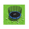 8Ft Outdoor Round Blue Trampoline for Kids and Children