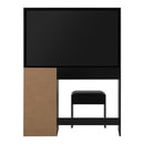 Dressing Table Stool Set Makeup Large Mirror Dresser 12 Led Bulbs