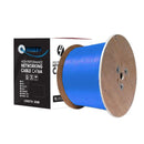 Cat 6A S/Ftp Cable Roll 305M w/ Pvc Jacket On Reel Blue