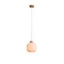 Bolli Real Timber And Opal Glass Pendant