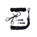 Sportsheets Tied And Twisted Bondage Kit Black Bondage Kit 5 Piece Set