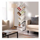 10 Tier Tree Bookcase With Drawer For Storage