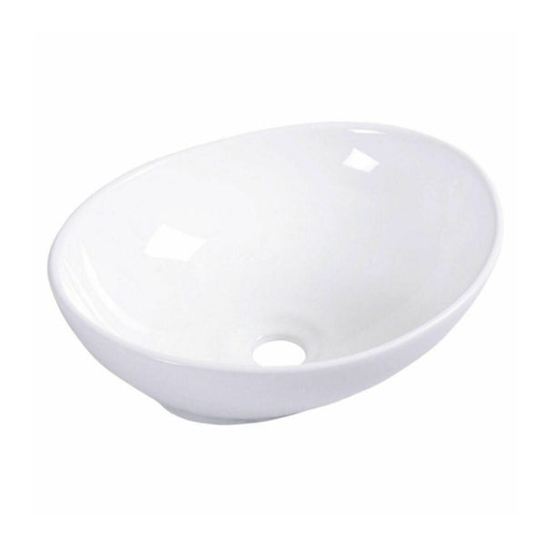 Ceramic Basin Oval Sink Bowl White