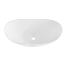 Modern Ceramic Vessel Sink 60x36cm Bathroom Vanity Bowl Countertop