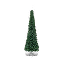 Green Pencil Christmas Tree With 400 Pvc Branch Tips And Metal Stand