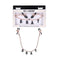 Sex And Mischief Brat Charmed Nipple Clamps Rose Gold With 45 Cm Chain