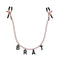 Sex And Mischief Brat Charmed Nipple Clamps Rose Gold With 45 Cm Chain