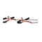 Sex And Mischief Brat Charmed Nipple Clamps Rose Gold With 45 Cm Chain
