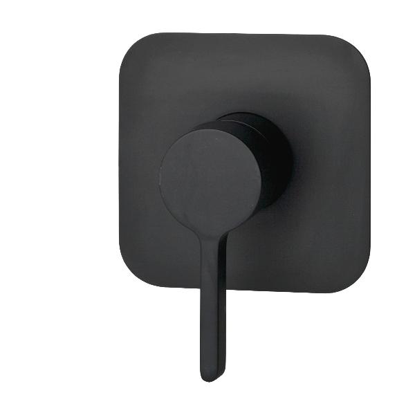 Brighton Nero Wall Mounted Shower Mixer Matte Black