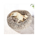 Pet Bed Cat Dog Donut Nest Calming Xl Brown X Large