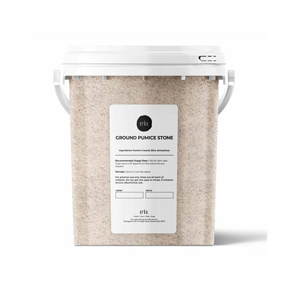 Ground Pumice Stone Granular Powder Tub Exfoliant Body Scrub