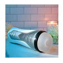 Zero Tolerance Stroking Buddy White Vibrating And Thrusting Stroker