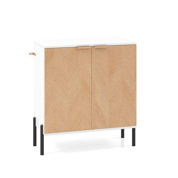 2 Door Buffet Cabinet With Anti Tipping Kits For Dining Living Room