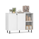 Sideboard Buffet Cabinet With 2 Doors And Adjustable Shelves