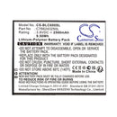 Cameron Sino Cs Blc600sl 2500mah Replacement Battery For Blu C6 Mobile