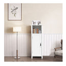 Adjustable Floor Storage Cabinet With Single Door For Bathroom