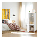 Adjustable Floor Storage Cabinet With Single Door For Bathroom