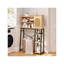 Over The Toilet Storage Cabinet With Rattan Door