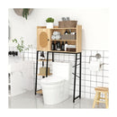 Over The Toilet Storage Cabinet With Rattan Door