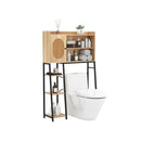 Over The Toilet Storage Cabinet With Rattan Door