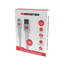Monster Usb C To Usb A Braided Cable Black
