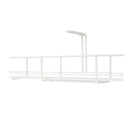 Single Tier Cable Management Basket White