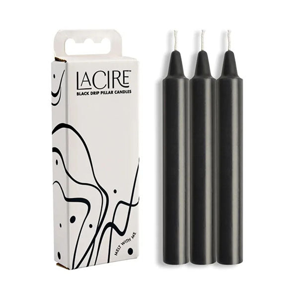 Lacire Drip Pillar Candles Drip Candles Set Of 3