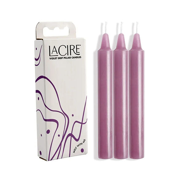 Lacire Drip Pillar Candles Drip Candles Set Of 3