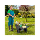 Heavy Duty Dual Wheel Wheelbarrow With Pneumatic Tires