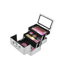 Cosmetic Beauty Case Portable Lockable Makeup Jewelry Organizer