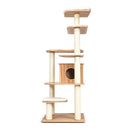 Modern Cat Climbing Tree With Scratch Resistant Sisal Rope Column