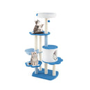 137Cm Tall Modern Cat Tree Tower With Sisal Scratching Posts And Ball