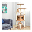 Modern Cat Climbing Tree With Scratch Resistant Sisal Rope Column