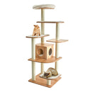 Modern Cat Climbing Tree With Scratch Resistant Sisal Rope Column