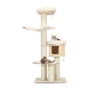 4 Layer Solid Wood Cat Tree For Kitten And Adult Cat