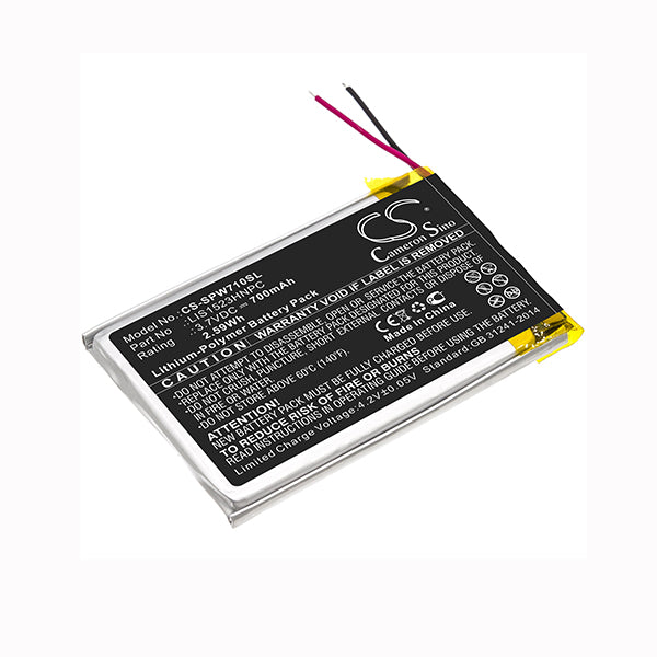 Cameron Sino Cs Spw710Sl 700Mah Battery For Sony Cechya 0090 Headset