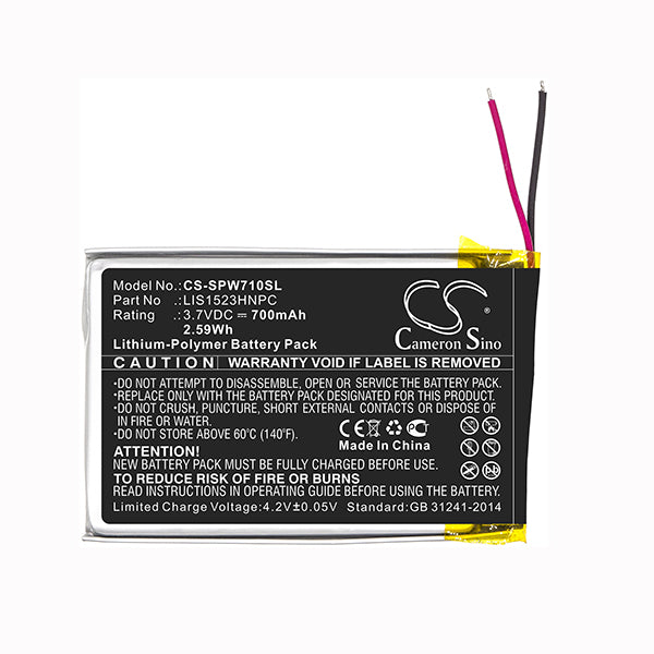 Cameron Sino Cs Spw710Sl 700Mah Battery For Sony Cechya 0090 Headset