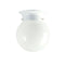 Jetball White Diy Glass Ceiling Light With Opal Glass