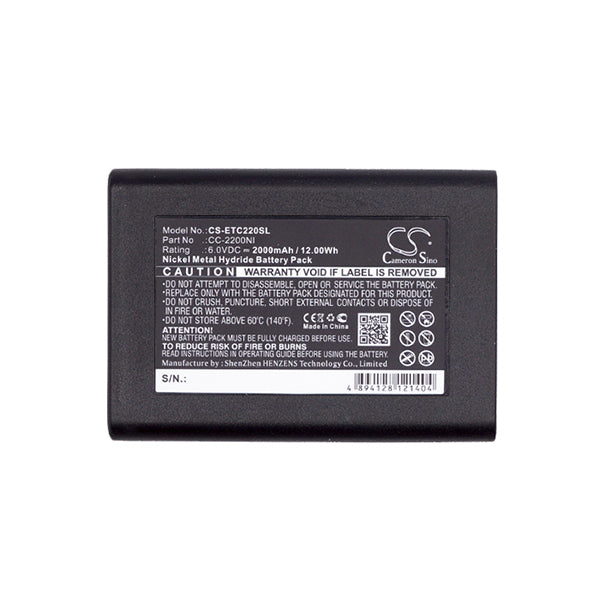 Cameron Sino Cs Etc220Sl 2000Mah Battery For Eartec Comstar Com Center